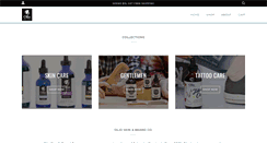 Desktop Screenshot of olioskin.com